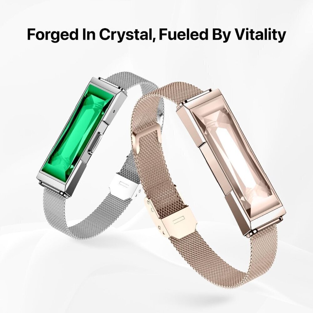 Smart Health Wristband, Wearable Activity & Fitness Tracker Band - Rose Gold